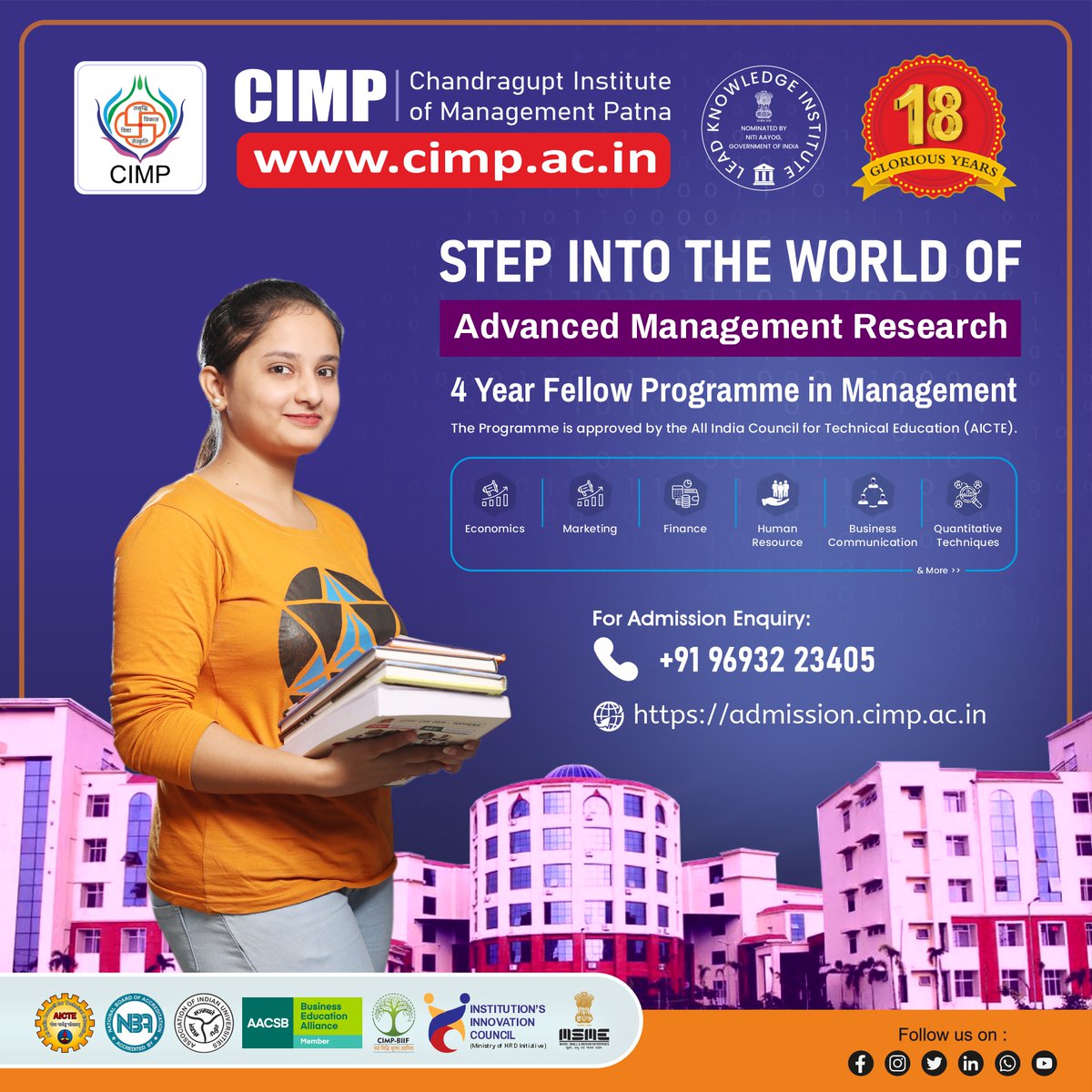 Chandragupt Institute of Management Patna (CIMP) tweet media