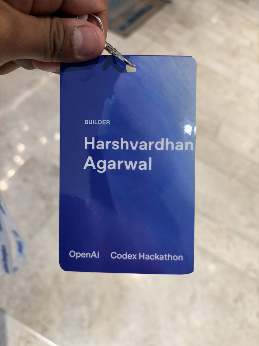 Harshvardhan Agarwal tweet media