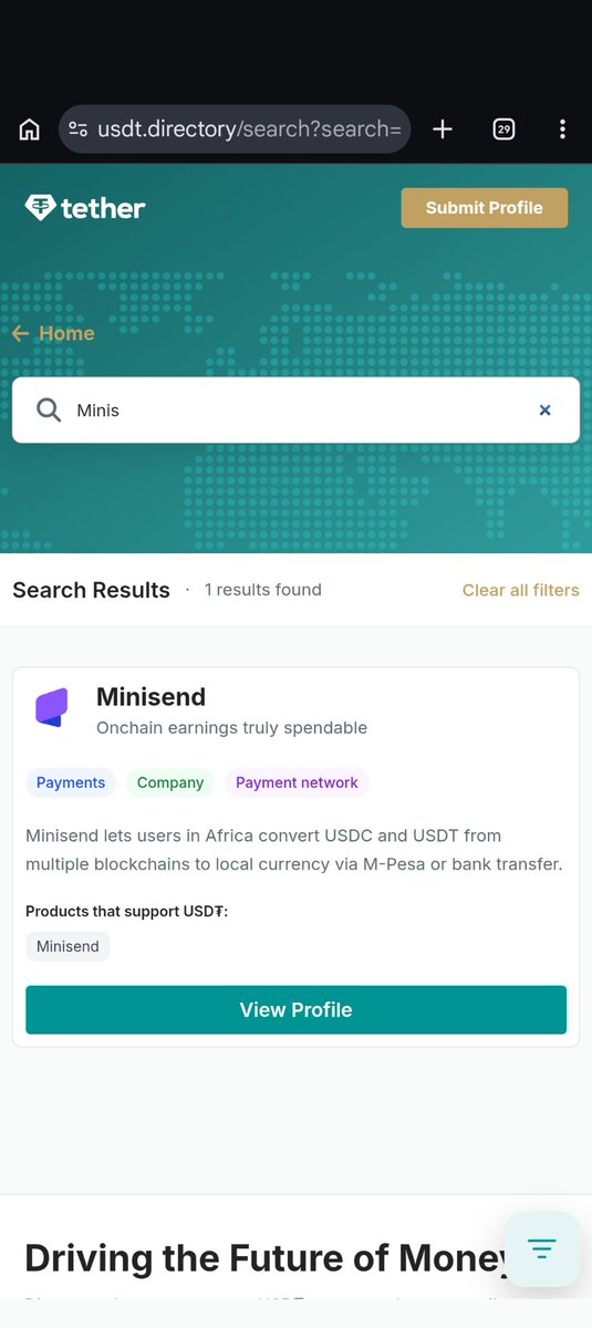 Minisend tweet media