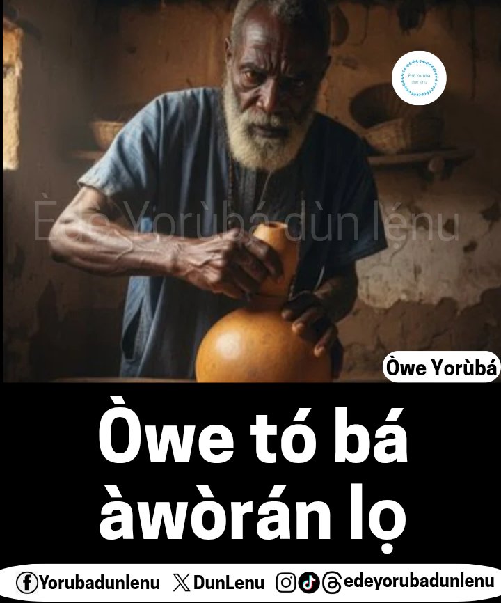 Èdè Yorùbá dùn lẹ́nu tweet media