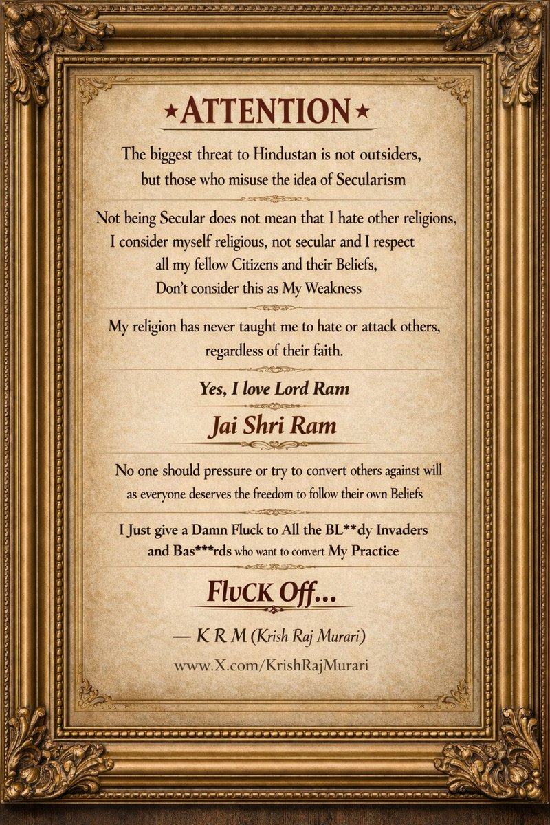 Yes, I Worship My Lord Shri Ram 
And, I have Freedom &amp; Liberty to Rise My Voice against Invaders, Don't I ??