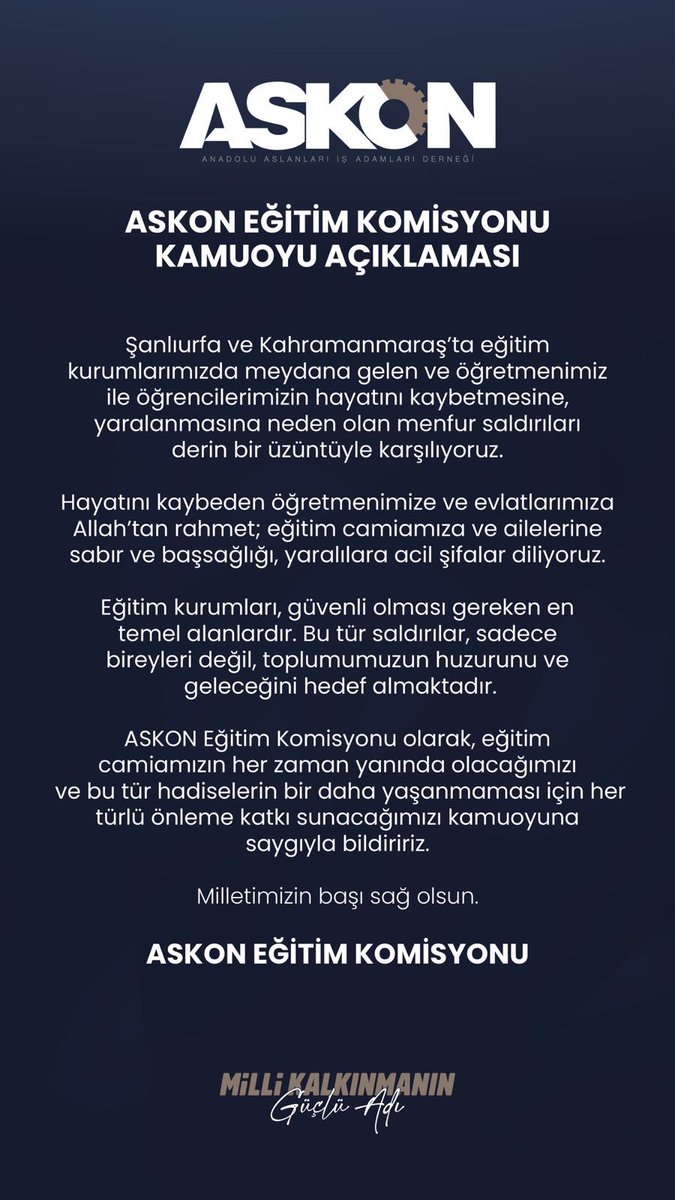 ASKON Sektörler tweet media