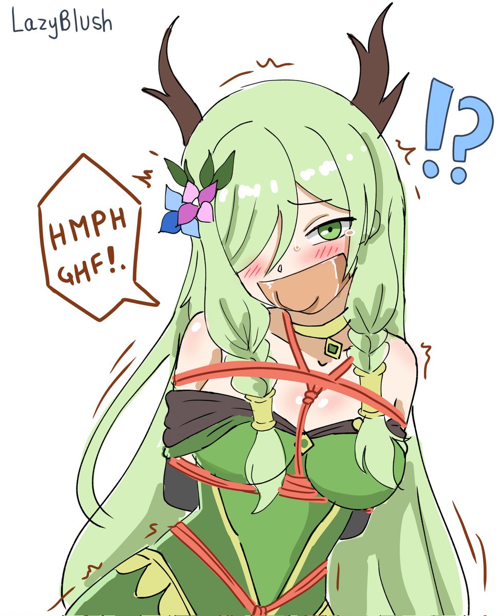 Did a quick messy doddle of boss's Oc
The green girl belongs to <a href="/SuperTim12000/">SuperTim</a> 
It's just a rough wip XD..