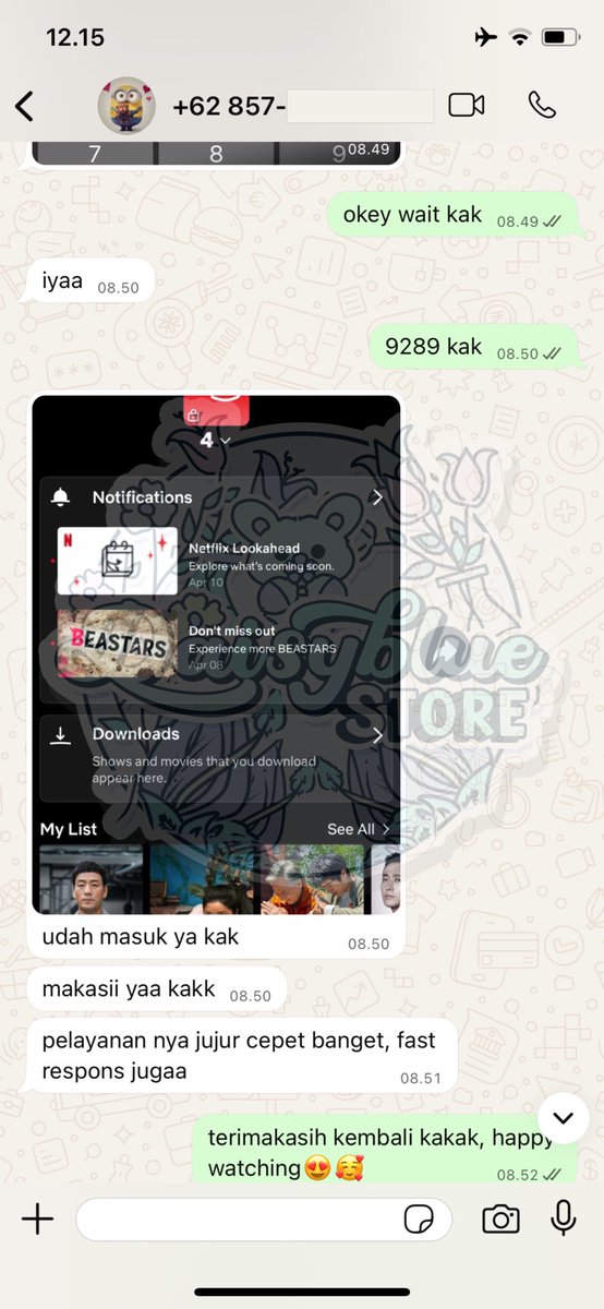 ✿ ina ; jual netflix murce tweet media