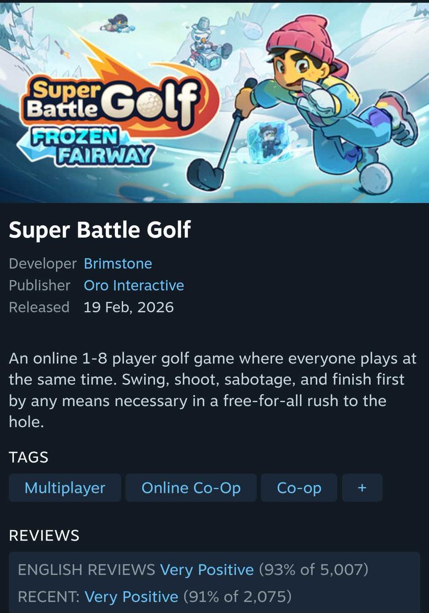 ringo_fujii's tweet image. Jadiiiii aku fomo beli Super Battle Golf katanya seru 👉👈 tapi ga ada teman mabarnya wkwkw
Adakah teman-teman #vtuberid yang mau collab main ini? 😆
⏰ Rabu, 22 April 2026. Jam 8 malam WIB
👤 Butuh 7 orang