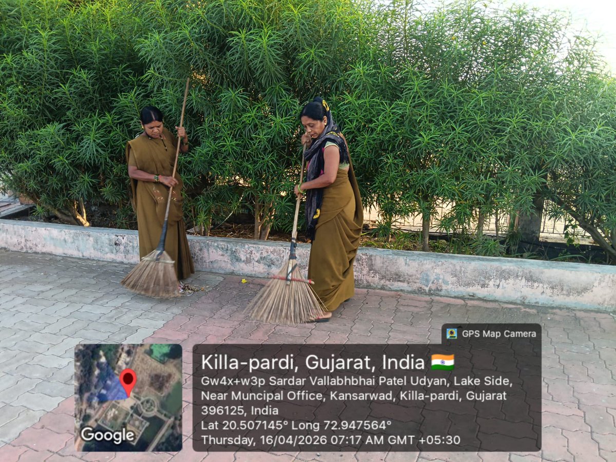 #Swachhotsav, #SwabhavSwachhata, #SanskaarSwachhata, #SwachhataHiSeva2025, #NirmalGujarat2
પારડી નગરપાલિકા દ્વારા “વિઝિબલ ક્લીન્લીનેસ કેમ્પેન” અંતર્ગત તા.૧૬-૦૪-૨૦૨૬ ના રોજ કિલ્લો,તળાવ,બસ સ્ટેન્ડ, જાહેર શૌચાલયો,રહેણાંક અને વાણિજ્ય વિસ્તાર,વાહનો વિગેરેની સાફ સફાઈ કરવામાં આવી.