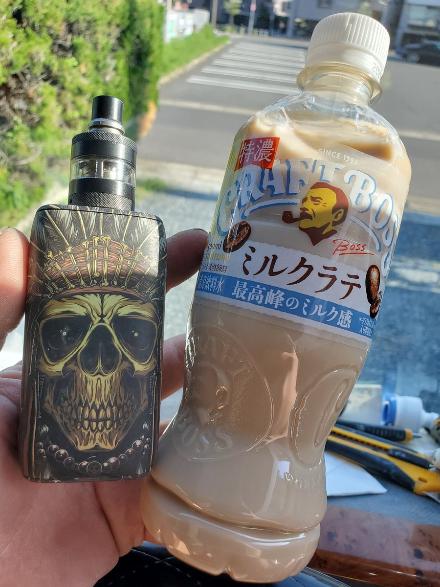 kirakureryu's tweet image. きゅーけー❕てか帰宅❕早目に終わったけど、明日から岡崎の現場らしいので材料調達をしてきといた。ちょい遠目の山ん中のBBQ場なんよね… 次の月曜日に生コン予定。ん？て事は日曜日は… 美味いやつリピしたし考えるのやめよぉ😤#Vape #帰宅チェ