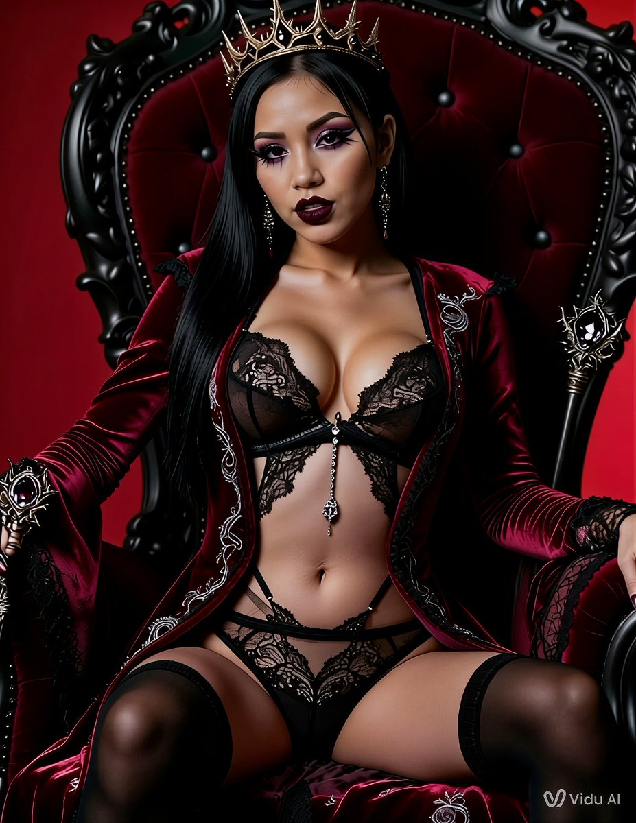 mariana_muerte's tweet image. The throne was never given.
It was taken.
The night belongs to those who dare to rule it.

#QueenOfTheDamned
#DarkFeminine
#GothicQueen
#VampireAesthetic
#DarkDivine