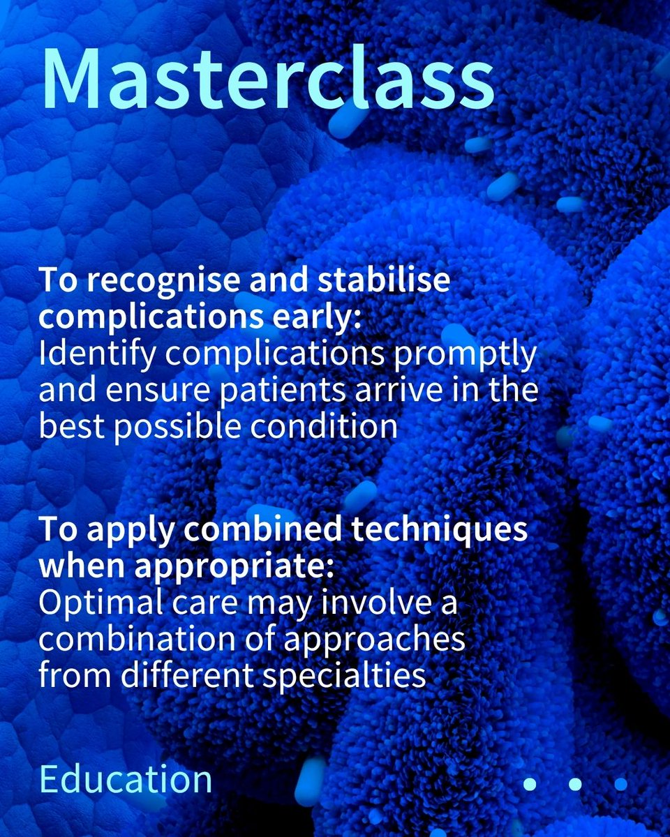 my_ueg's tweet photo. Managing GI complications takes more than technical skill – it takes teamwork across specialties. Apply to UEG Masterclass to sharpen your collaborative approach &amp; take better care of your patients from the first signs of trouble.

Apply by June 14: 🔗 https://t.co/it4dAXovMN https://t.co/TWJ37W40n0