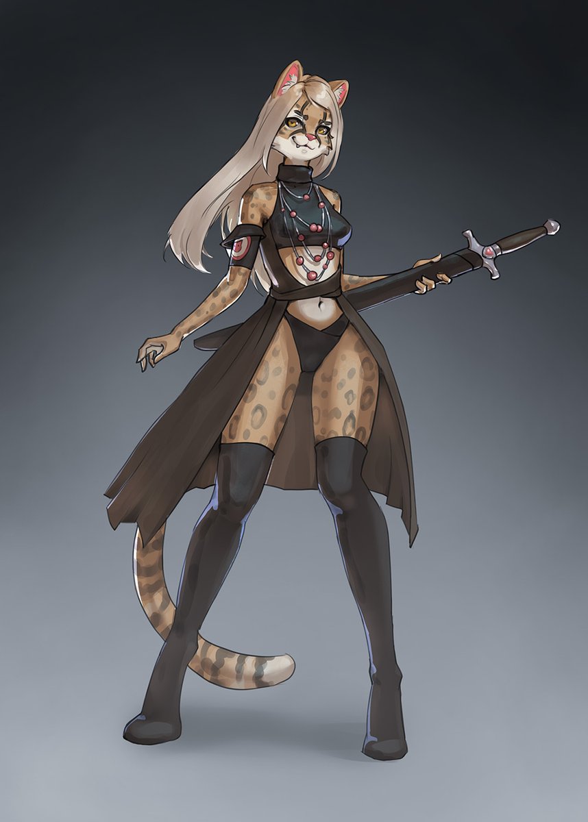 Two_Shan_art's tweet image. sketch vs final #ocelotgirl #sketchvsfinal #sketchart #draweveryday