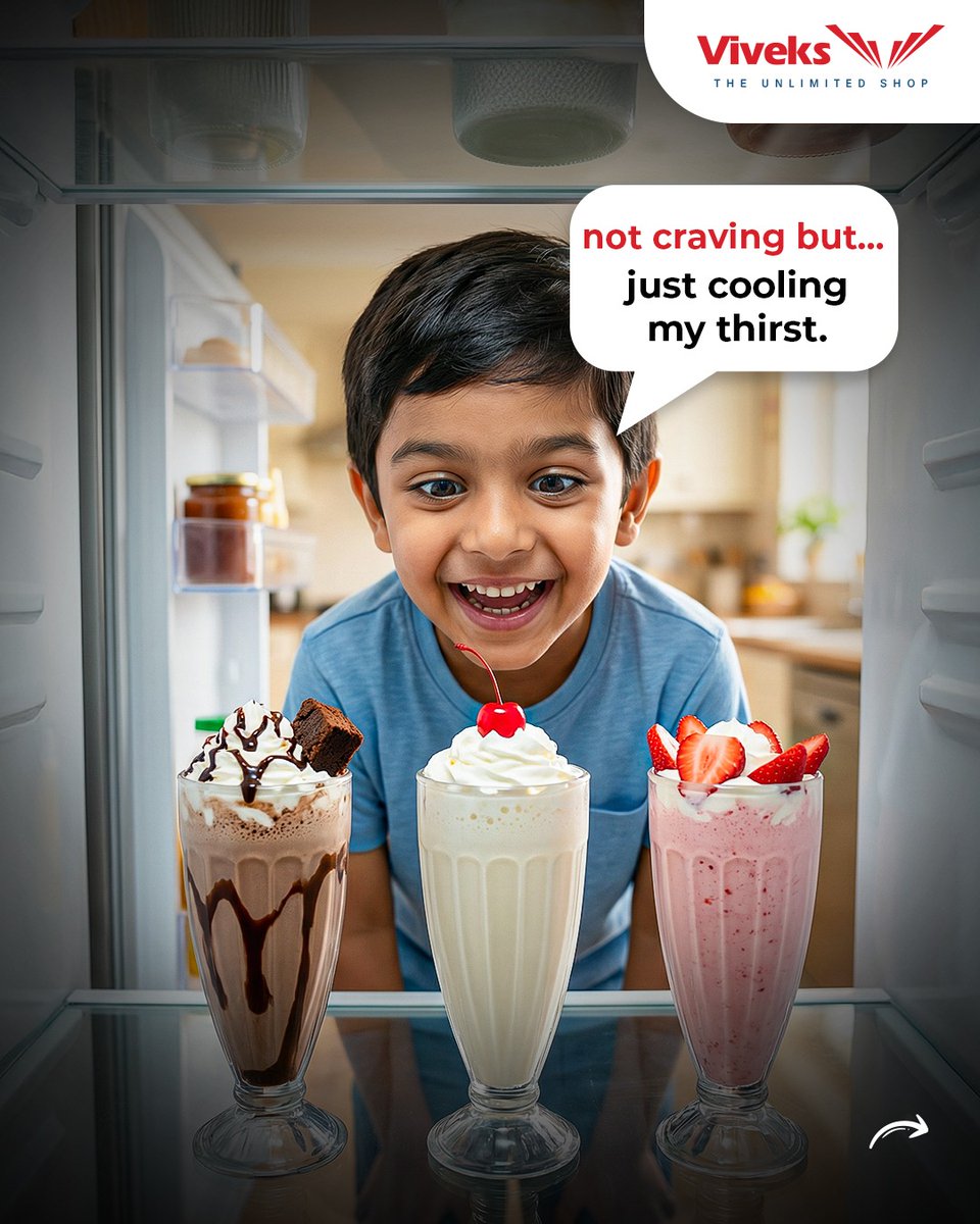 viveksindia's tweet image. The heat is on, and the cravings are real! ☀️🍦
From smart cooling to massive storage, upgrade your kitchen with the best brands and beat the heat in style!

📍 Visit your nearest Viveks store

#Viveks #SummerEssentials #BeatTheHeat #SmartAppliances #UpgradeYourLife