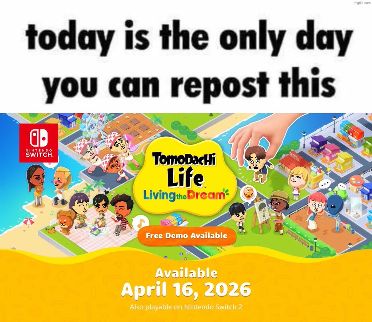 Only Day You Can Repost tweet media
