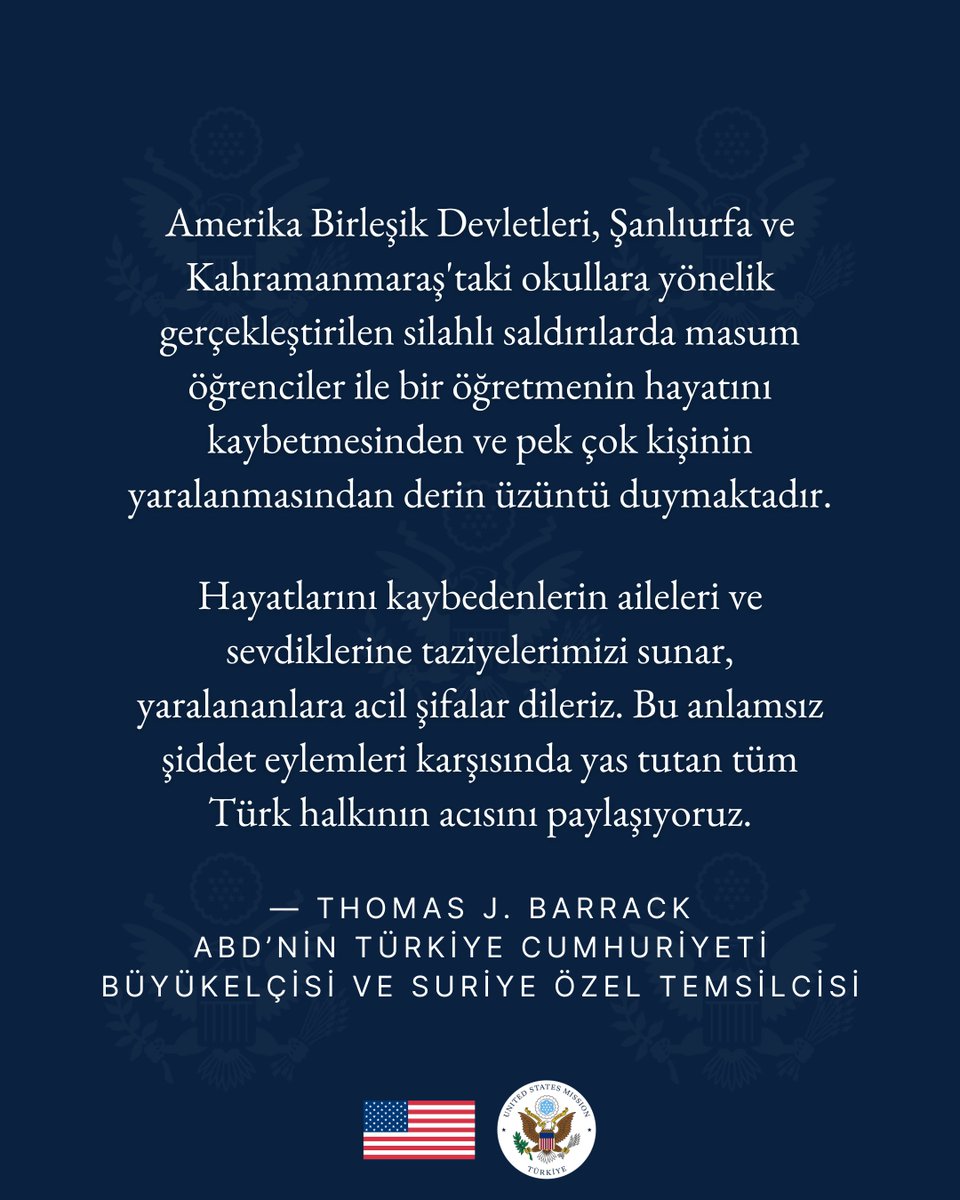 U.S. Embassy Türkiye tweet media