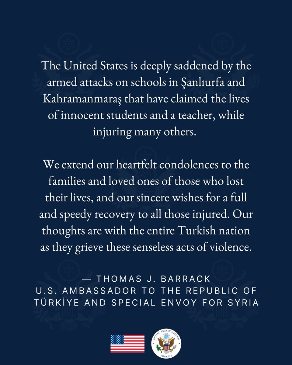U.S. Embassy Türkiye tweet media