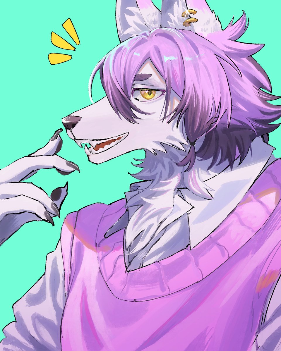 ピンク
#獣人 #イラスト