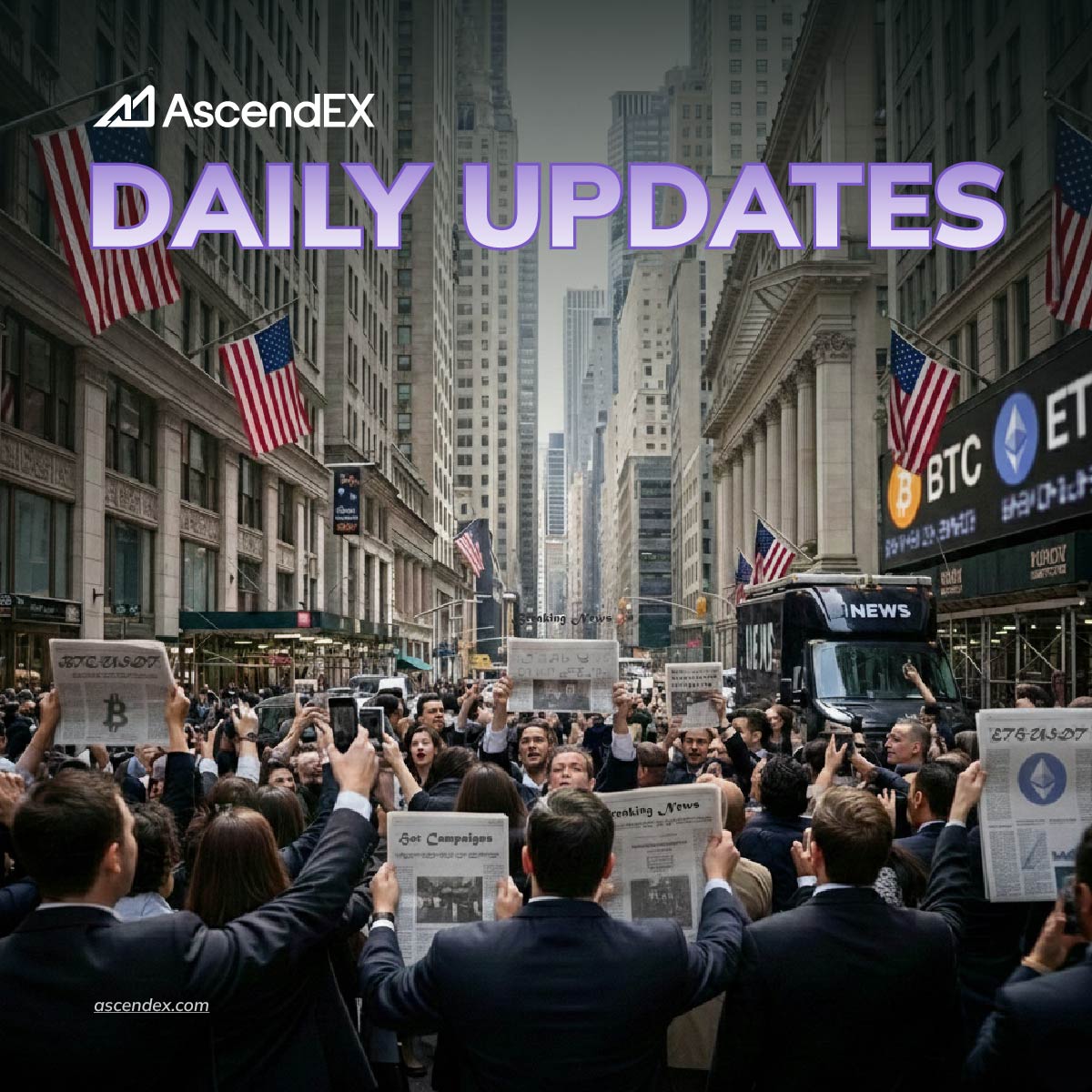 AscendEX_'s tweet image. 📰 #AscendEX Daily Updates

🔷US midterm elections approach, White House pushes for cryptocurrency legislation

🔷S&amp;amp;P 500 hits first all-time high since Iran war

🔷Tether Bitcoin reserves increase to 97,141 BTC

#AscendEX #Crypto #CryptoNews