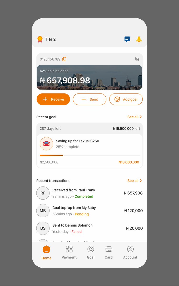 olutimzzy26's tweet image. The FiberPay mobile app design is coming out REAL GOOD and I love it🥰😌

What do you think about the design? Good morning🧋

#ui #mobileapp #fintech #sleekdesign