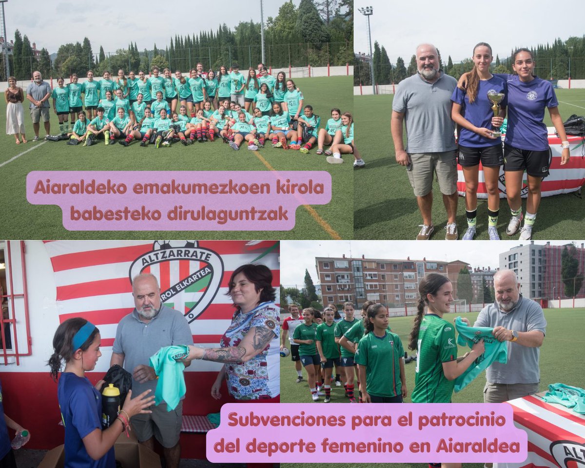 La Cuadrilla de Aiaraldea aprueba las subvenciones para el patrocinio de equipos femeninos y deportistas mujeres en 2026. radiollodio.com/2026/04/16/la-…