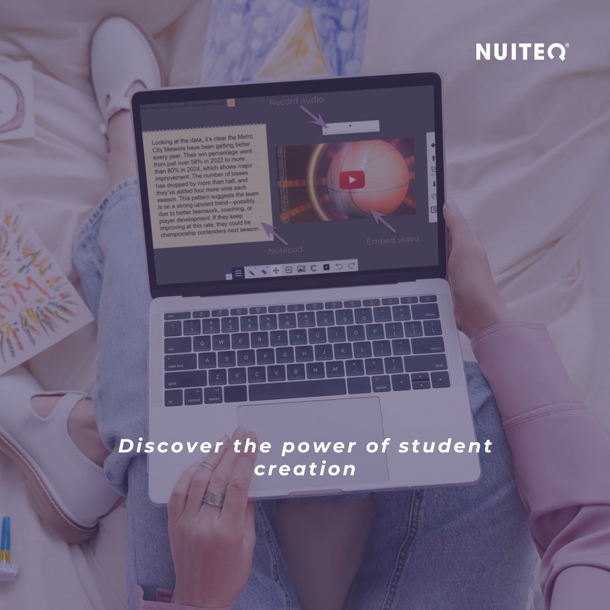 NUITEQChorus's tweet image. When students create, they retain more and build vital future-ready skills.

With tools like NUITEQChorus Symphony, classrooms become dynamic hubs where students actively engage and express their ideas. 

Read more: hubs.li/Q049ctw80

#EdTech #PBL #NUITEQ #K12