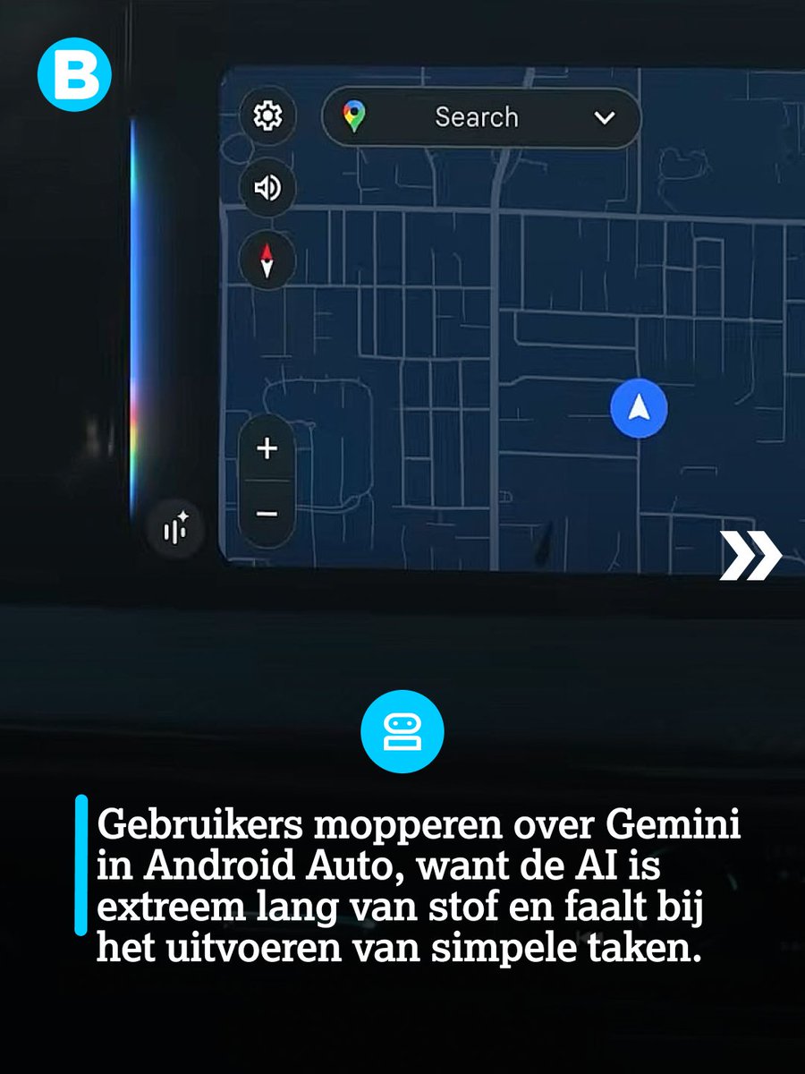Bright's tweet photo. Gemini moet op termijn ongetwijfeld beter worden, maar voorlopig kun je een frustrerende ervaring verwachten.
💡 𝙈𝙚𝙚𝙧 𝙡𝙚𝙯𝙚𝙣? Kijk op https://t.co/6MN9yB1RGj
#bright #tech #technieuws #google #gemini #androidauto #android #fouten #googleassistent #rijden https://t.co/7HzsWYqL6C
