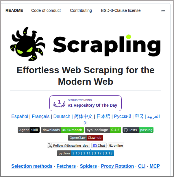 DAIEvolutionHub's tweet photo. Web scraping with anti-bot bypass.

Built for

modern websites.

Adapts.
Rotates.
Fetches.

Less blocks.

More data.

https://t.co/JijQYICSoI https://t.co/xqYrTkAJav