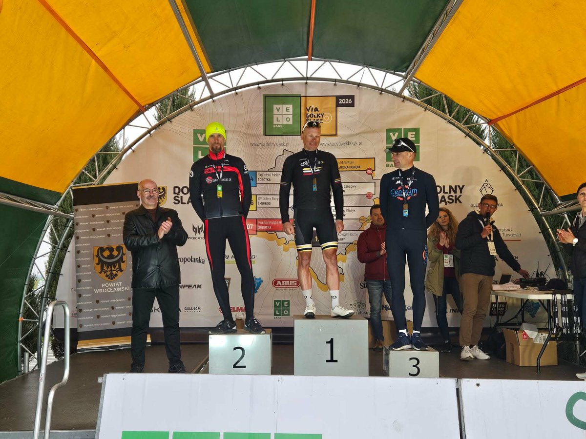 Dadelo_SA's tweet photo. Zawodnicy Centrum Rowerowe Team wystartowali w Sobótce w wyścigu Ślężański Mnich 

Marek Maciejewski zajął 3. miejsce Open i 2. w swojej kategorii. Na podium w swojej kategorii stanął także Ryszard Zawieruszyński.

W Dadelo wiemy, że nie tylko pracą człowiek żyje💪 https://t.co/KGZhGpCOZa