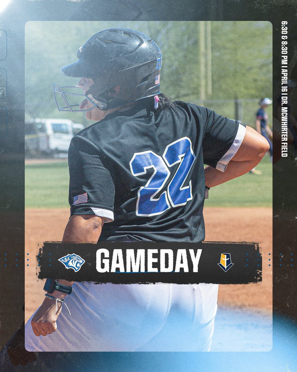 DWUSoftball's tweet image. 🥎 | #GAMEDAY | A Night Under The Lights 

🆚 Mt. Marty
📍 Dr. McWhirter Field  
⏰ 6:30 &amp;amp; 8:30 PM 

#rdt 🐯 | #bleedblue 💙
