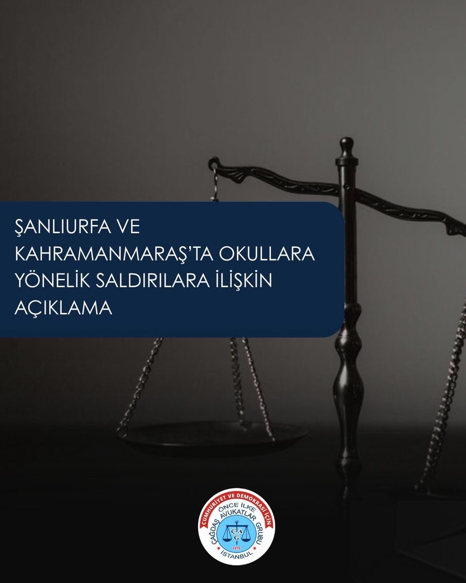 Önce İlke Çağdaş Avukatlar Grubu tweet media