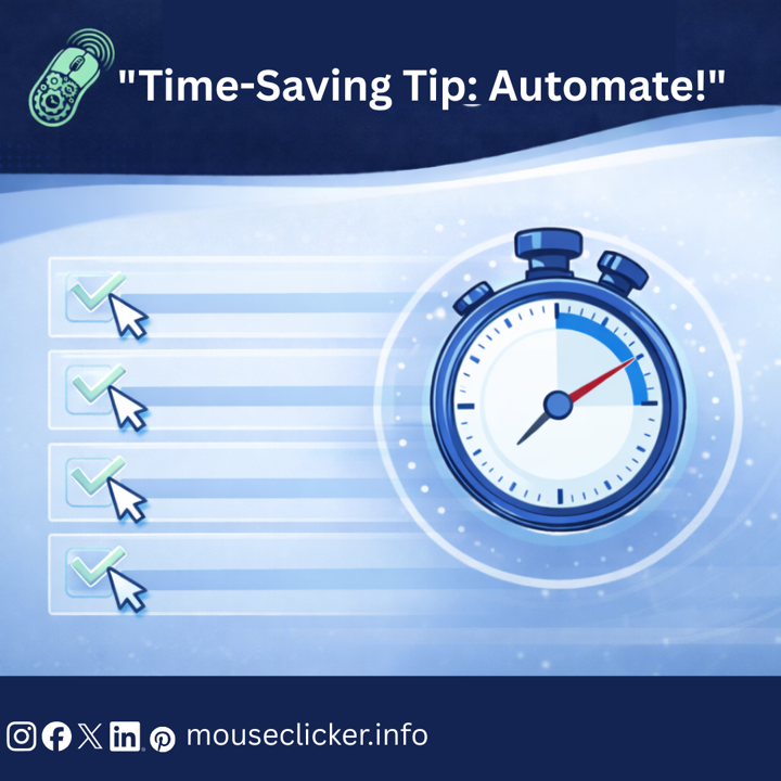 mouseclickerr's tweet image. Time-Saving Tip: Automate!

Still doing repetitive tasks manually?
Automate them and save hours every week without errors.

Start now 👇
mouseclicker.info

#Productivity #Automation #WorkSmart #mouseclicker