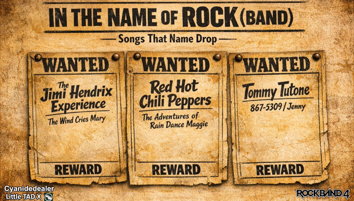 LittleTADX's tweet photo. This week, In The Name of Rock (Band) https://t.co/qPDxy17o3d