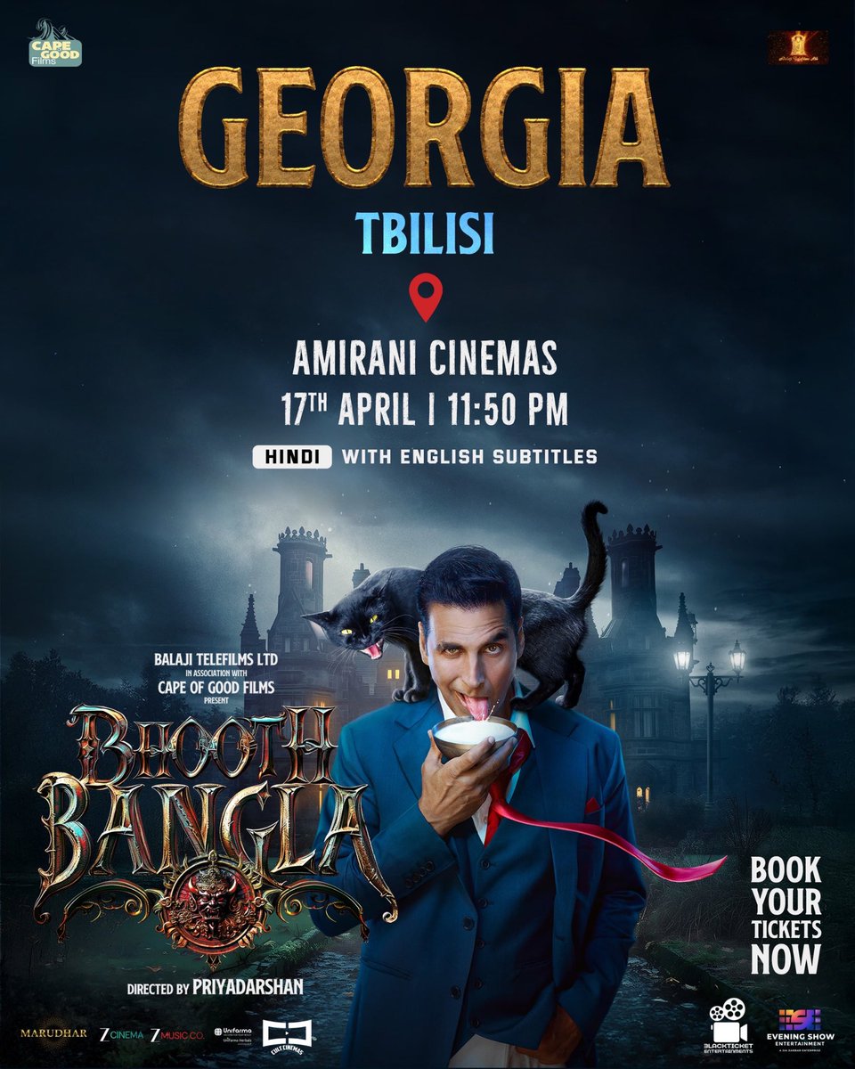 Releasing in Georgia 🇬🇪 

#BhoothBangla @amiranicinemas