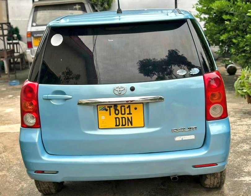 INALENGESHWA #Tshs. 6M

TOYOTA RAUM NEW🔥🔥

REG" #DDN

▪️Cc. 1490
▪️Full Ac 🌨
▪️Engine-1Nz
▪️Sport Rims 🛞
▪️Android Tv 🖥🎶
▪️Full Documents ✅️

#BEI - 6M

IPO DAR

CALL/WHATSAPP-0719542184