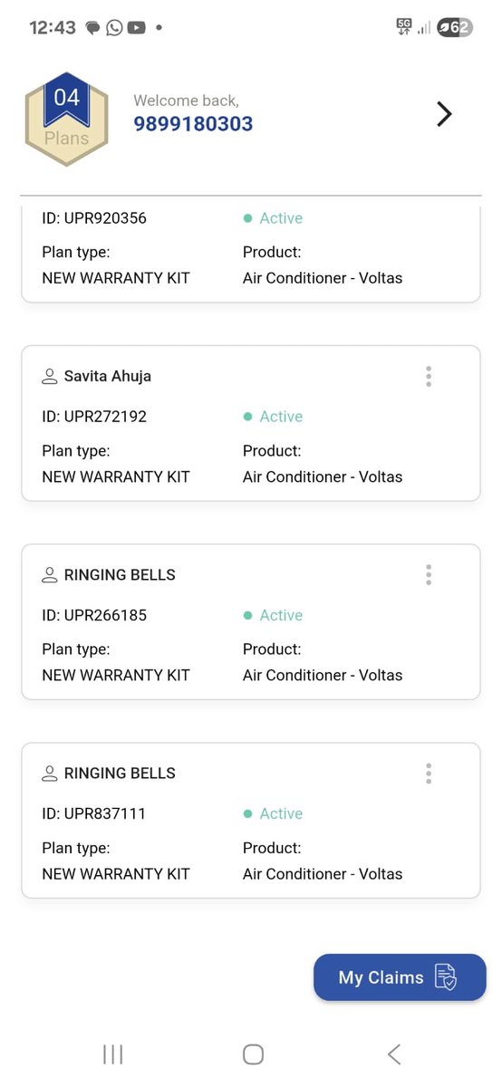 samridhi_simi's tweet photo. @Zopper_IN taking zopper insurance has been the worst decision of our life. Four of our complaints are active since 1 month and we are getting tortured in this scorching heat but no rectification. We have the area head number too but he also keeps changing having no power. https://t.co/vVa8xsb4Qf