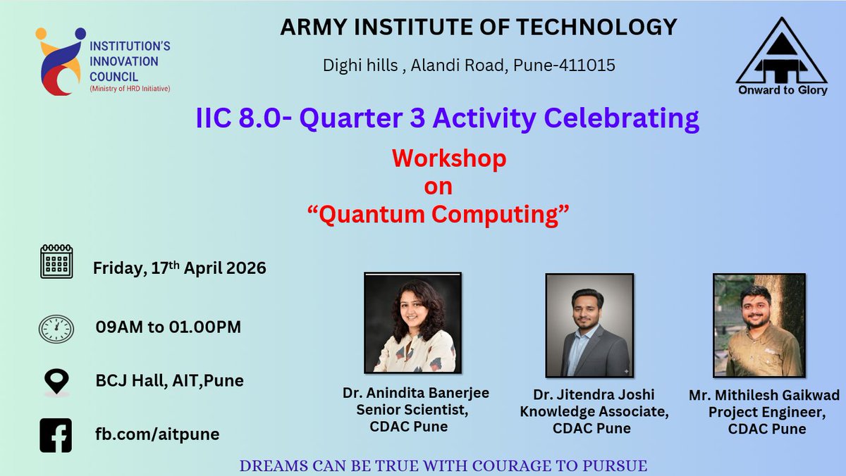 Army Institute of Technology tweet media