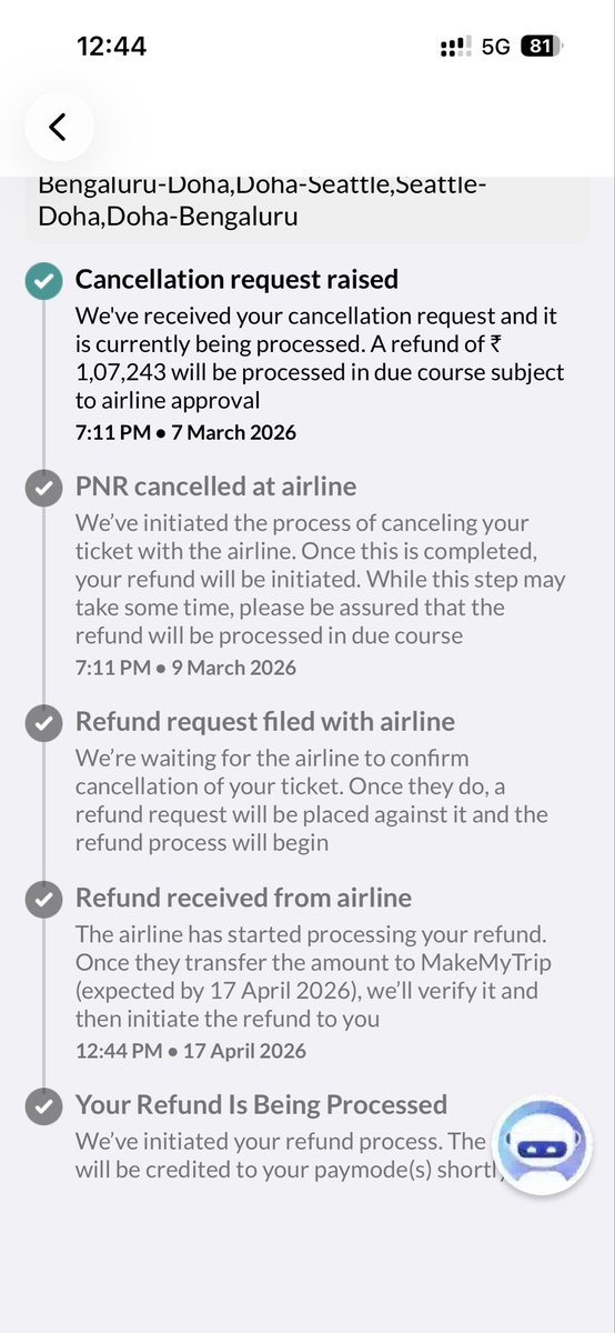 rrbabu's tweet photo. @qatarairways @qrsupport @makemytrip @makemytripcare this is what is shown for the last 30 days. No one to talk to .. no response .. https://t.co/6Hi4wLBBLZ
