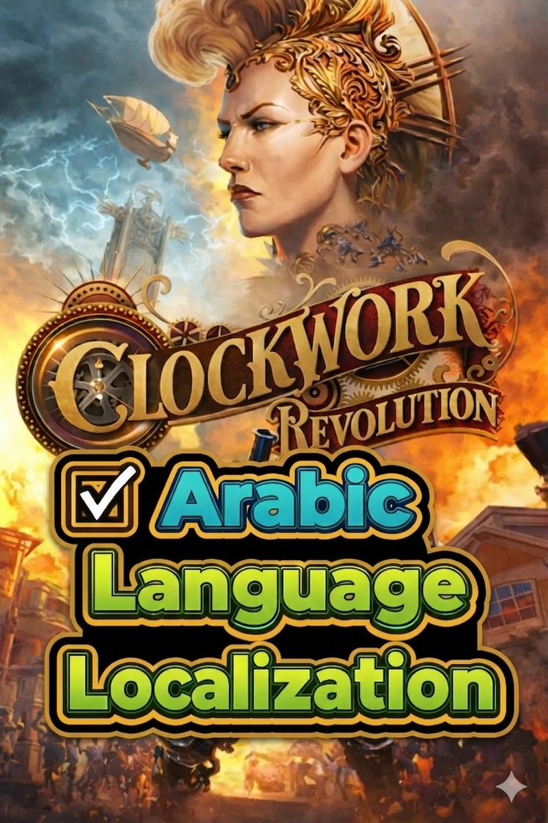 mwdy_mrwan's tweet image. ☑️
Arabic     ❓
Language
Localization
Subtitles &amp;amp; Text

I’m a fan of inXile games and I wanted to ask is there any plan for Arabic localization for your games ?

✅ اللغة العربية      ❓
#ClockworkRevolution #Console #Xbox #PlayStation #PC #MiddleEast #NorthAfrica