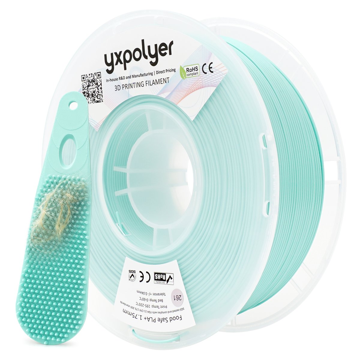 yxpolyer's tweet image. ✨ New Color Drop ✨

Food-Safe PLA+
Mint Green 🌿

Food-safe and pet-friendly💚

#3dprinting #pla #filament #3dprint #yxpolyer