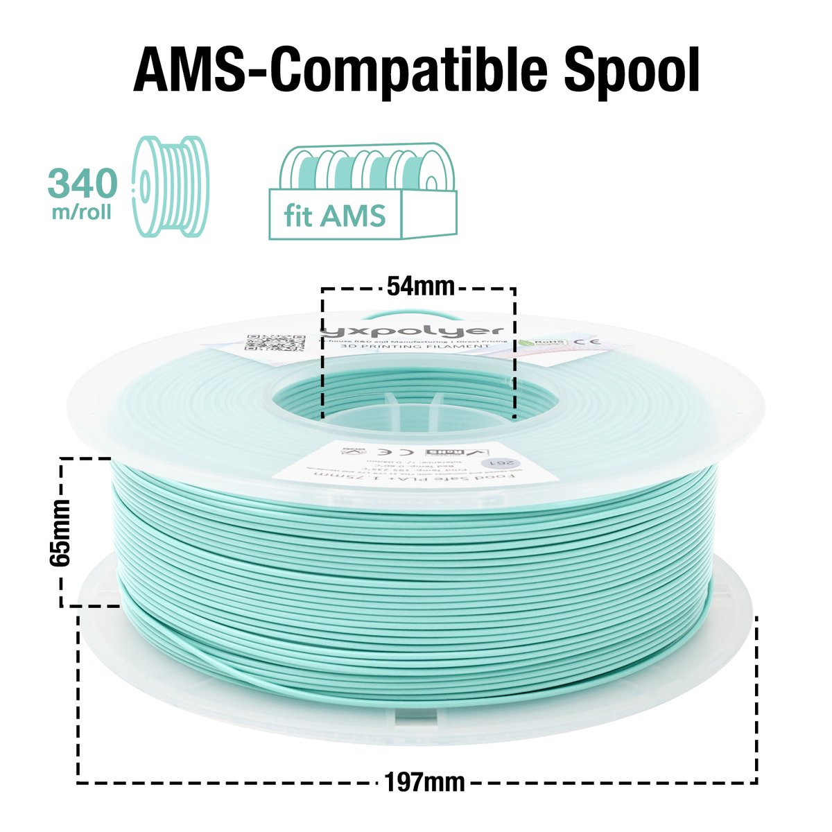 yxpolyer's tweet image. ✨ New Color Drop ✨

Food-Safe PLA+
Mint Green 🌿

Food-safe and pet-friendly💚

#3dprinting #pla #filament #3dprint #yxpolyer