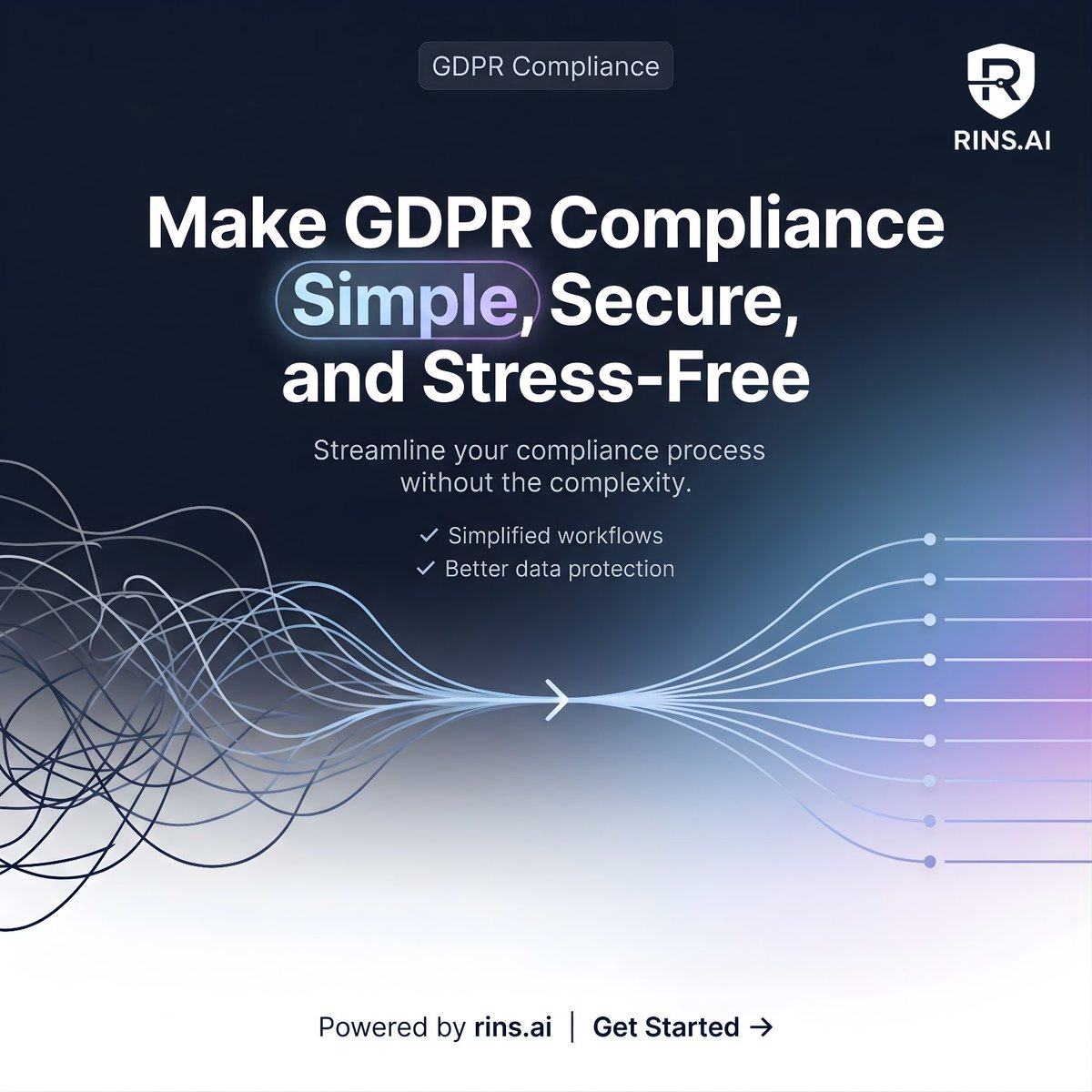 rins_ai01's tweet image. GDPR compliance doesn’t have to be complicated.
No more scattered processes.
Just a simpler, smarter way to stay compliant.
With rins.ai, you can:
✔ Streamline your compliance workflows
✔ Strengthen data protection
All in one place.
#GDPR #Compliance