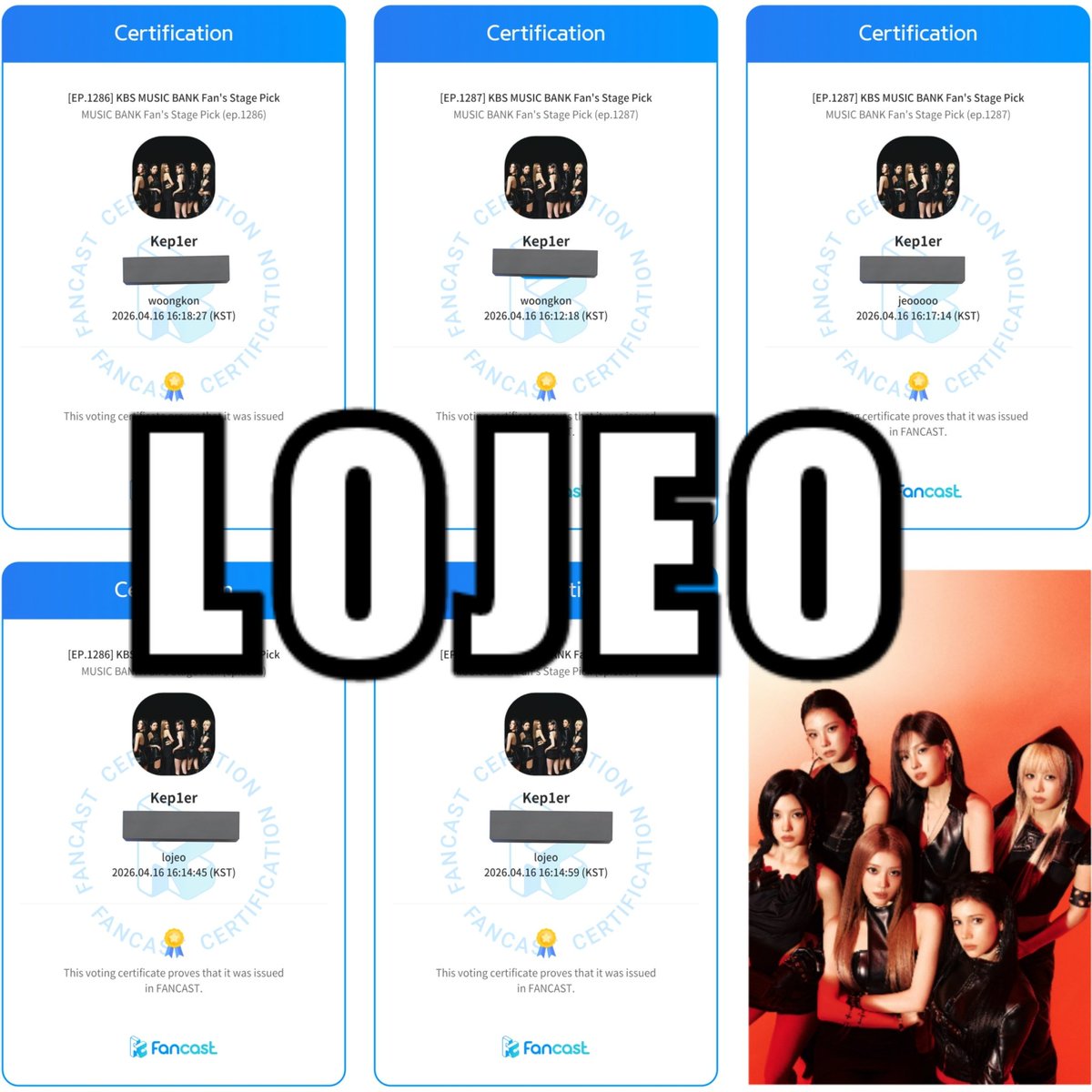 kep1diary's tweet image. i just dropped every thing that i have from my three accounts today. hoping for the best and may we secure the trophy for the girls. 🍀🤞🏻🪬🧿🙏🏻

if you haven't voted yet, a few minutes left before the voting closes. PLEASE vote Kep1er.

#Kep1er
#CRACKCODE #KILA