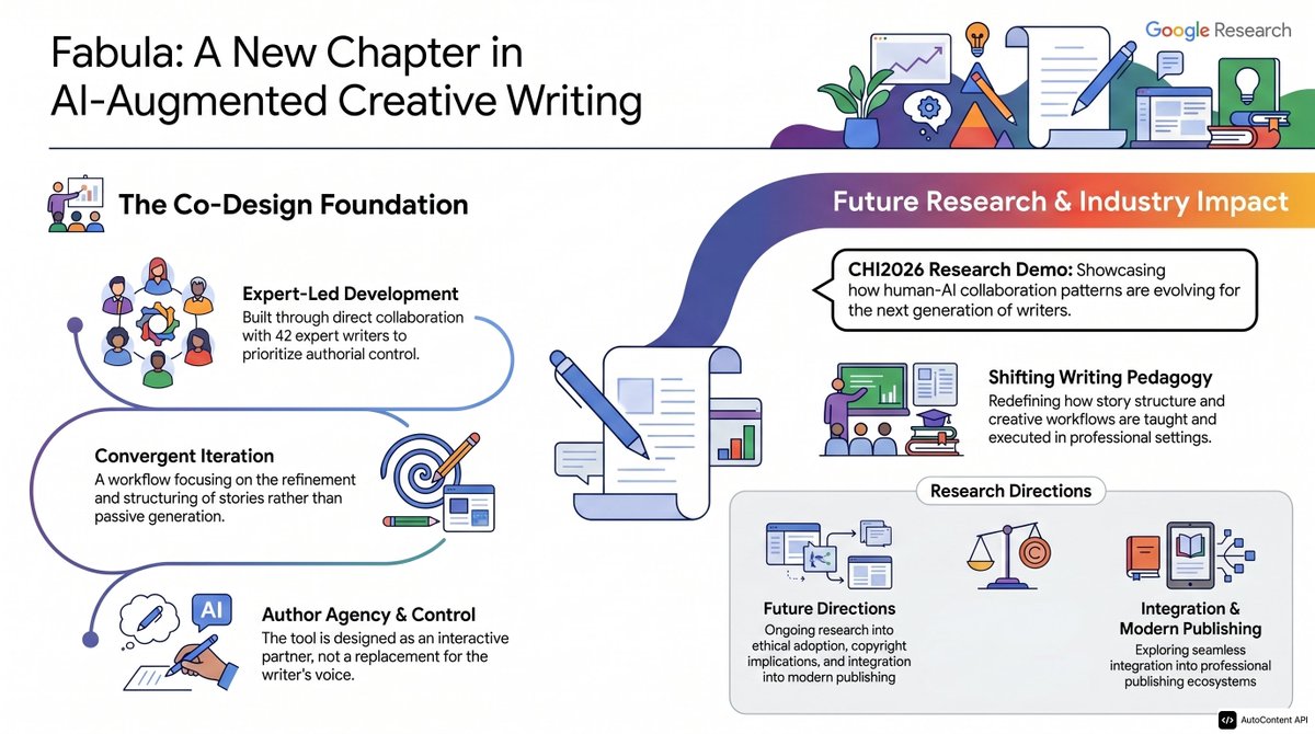 autocontent_bot's tweet photo. @mpierasb @GoogleResearch @mpierasb Here’s an infographic on Fabula’s key implications for writers, creativity, and research. https://t.co/MKFK0i6hUs