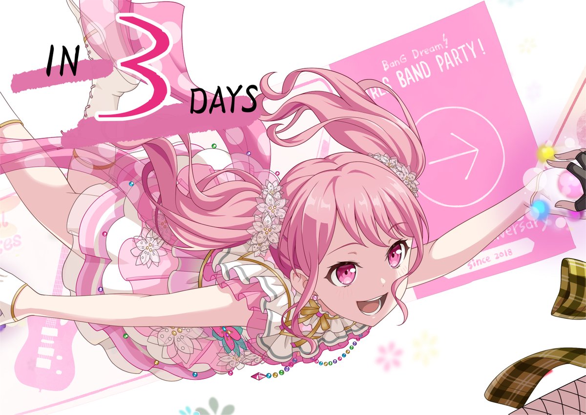 bangdreamgbp_EN's tweet photo. ＼8th Anniversary starts in 3 days❗／

Today’s countdown illustration features Pastel＊Palettes's vocalist, Aya!🌼

Share this post with the hashtags #GBP8th #PastelPalettes before Apr. 23, 8:00 UTC and we will randomly select one winner to receive Stars x 1000!🎁 https://t.co/hY8IhB9RHy