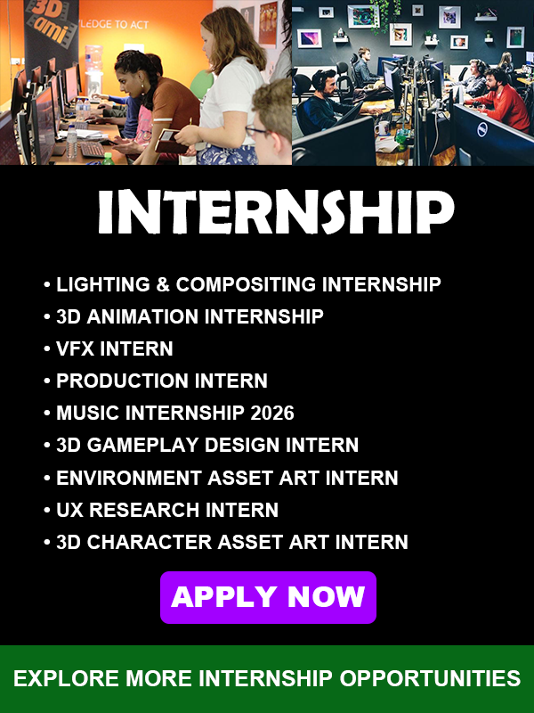 rokincyber's tweet image. 🎓 Internship Opportunities in Animation, VFX &amp;amp; Game Development (2026)

• Lighting &amp;amp; Compositing Internship
• 3D Animation Internship
• VFX Intern

Apply - festybay.com/3d-2d-internsh…

#Internships #AnimationJobs #VFXJobs #GameDevJobs #CDProjektRed