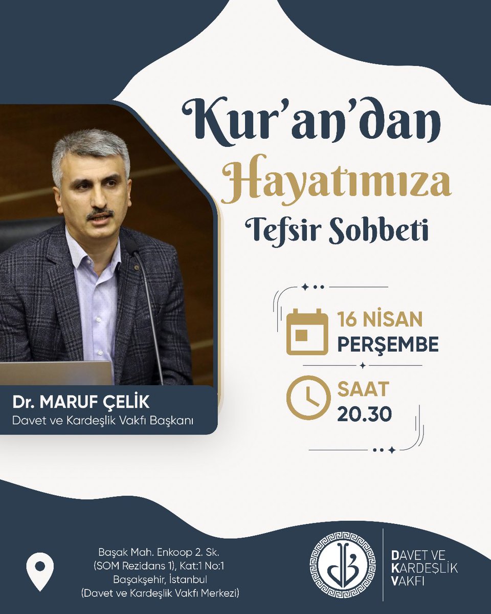 Davet ve Kardeşlik Vakfı tweet media