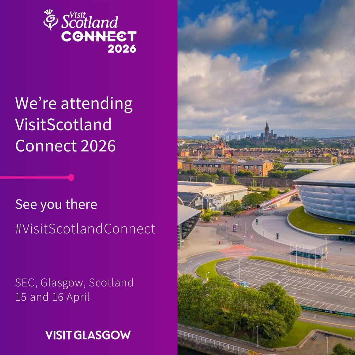 SFootballMuseum's tweet photo. We're delighted to be at VisitScotland Connect event today @SECGlasgow, thanks to @MuseumsGalScot Museums Futures programme. Looking forward to meeting trade &amp; travel partners from across the globe! Come say hi!

#VisitScotlandConnect @VisitScotNews @neal_ross @andy_memories https://t.co/nwgpuDgUk3