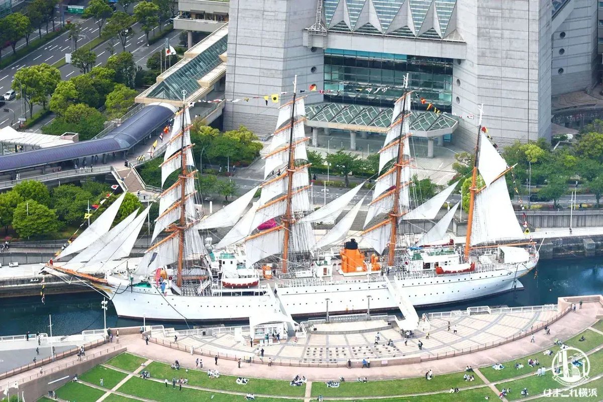 横浜の帆船日本丸「総帆展帆（そうはんてんぱん）」今週4月19日に開催！全ての帆が広がる圧巻の光景 hamakore.yokohama/nipponmaru-sai… ≫