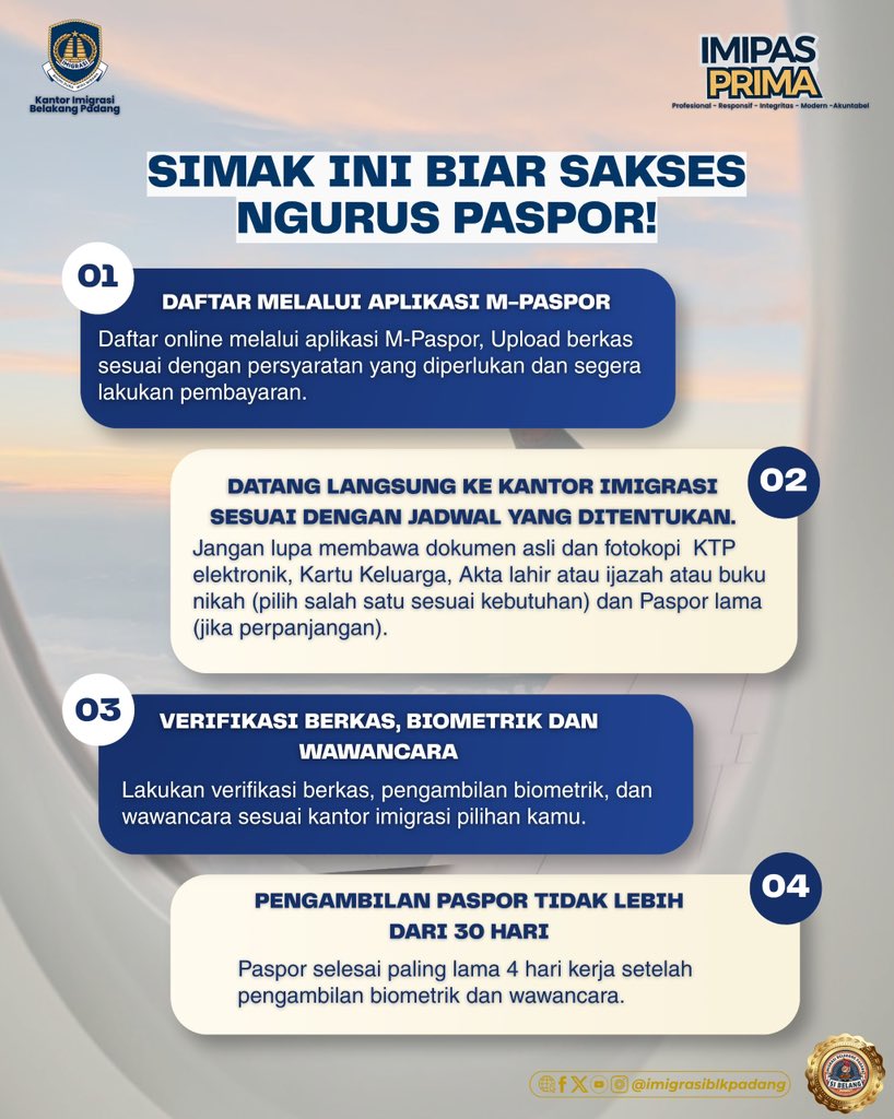 imiblkpadang's tweet image. Kadang yang menghambat bukan prosesnya, tapi keraguan kita sendiri.
Mulai aja dulu, biar langkah kecil hari ini jadi hasil besar nanti.

#ImigrasiBelakangPadang
#KontenViral
#PelayananPrima
#BagaimanaMauSakses