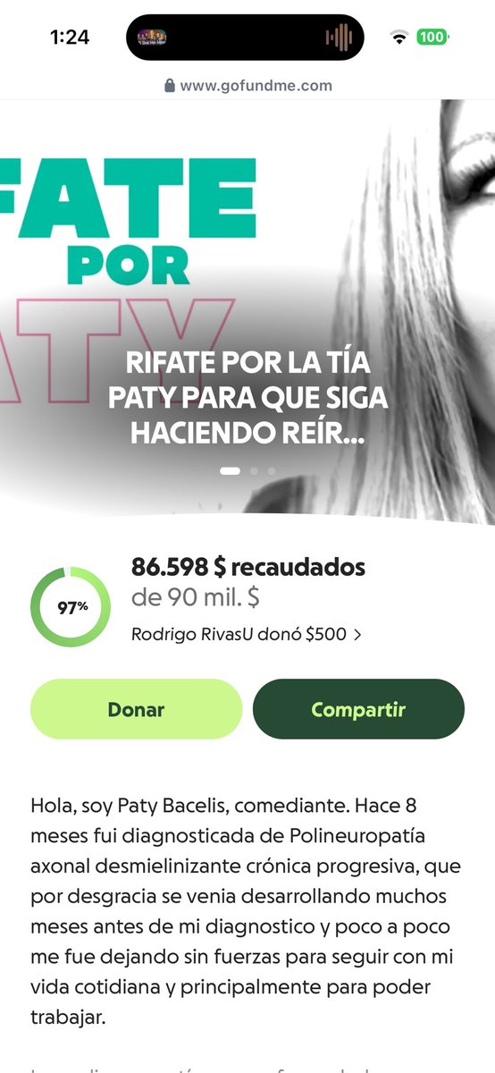 shopaholicmx_17's tweet photo. Ya que andamos todos haciendo montón!!!, los invito a donarle a Paty Bacelis, ya casi se cumple su meta!!
Gracias por invitarla💞 @CesarTeo @torpecillo_ 

#LCDLF6 #lamansiónvip 

GOFOUNDME: https://t.co/HtISpIU7Xu https://t.co/xdv3La7Pxl