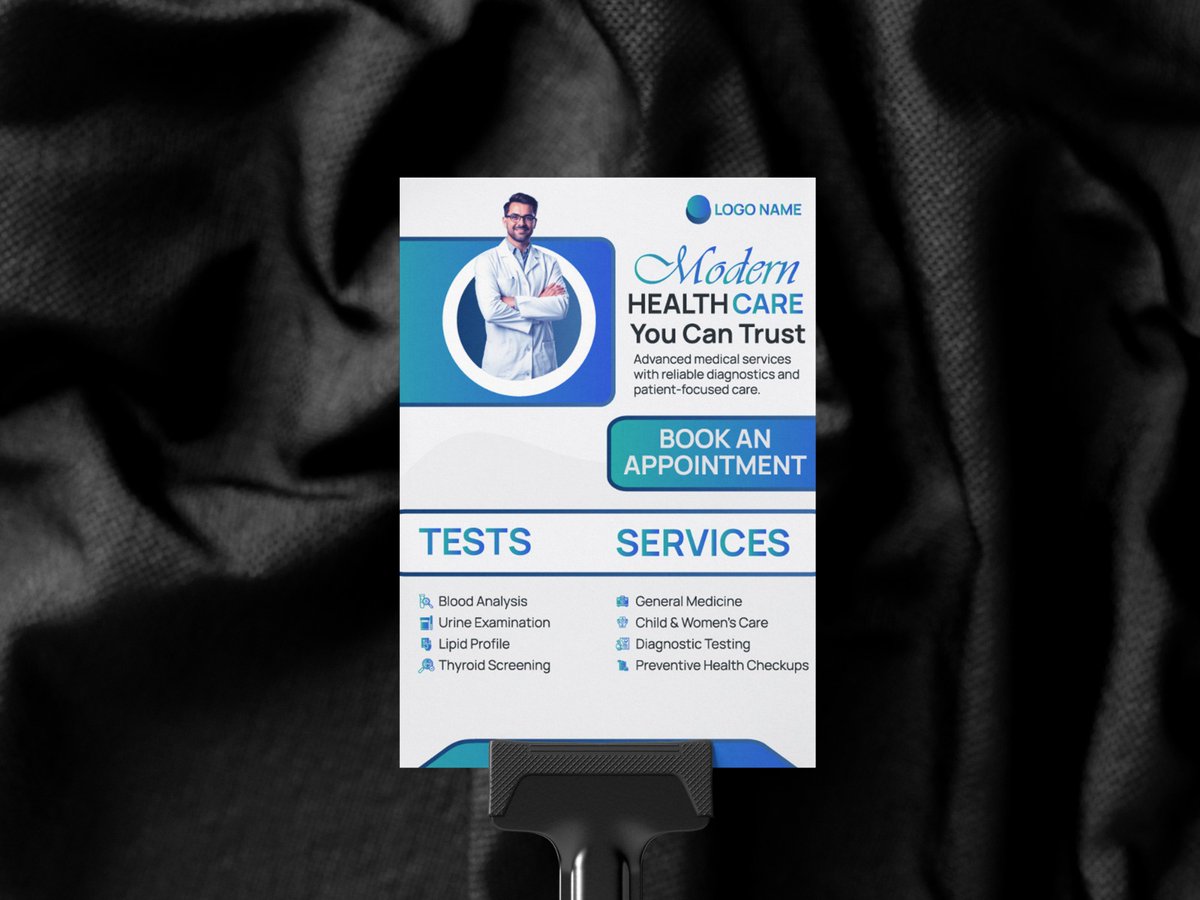 SabbirRahman369's tweet image. Clean &amp;amp; modern flyer design ✨
আপনার brand কে standout করতে ready!
Need custom design? DM me

#FlyerDesign #GraphicDesign #Freelancer #DesignPortfolio #ModernDesign