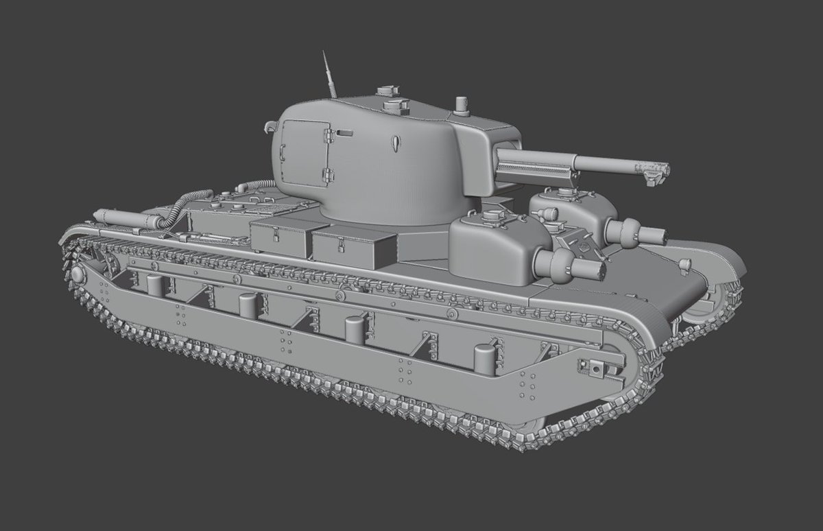 ArkadiuszMolis1's tweet image. Good day. Announcing the Polish F&amp;amp;A Miniatures. This is an model unfinished project: a Polish 25TP medium tank based on the technology and design of Polish tanks produced before World War II. The model is planned in 1/35, 1/48, and 1/72 scales. 1/2 #WW2 #History #Tanks